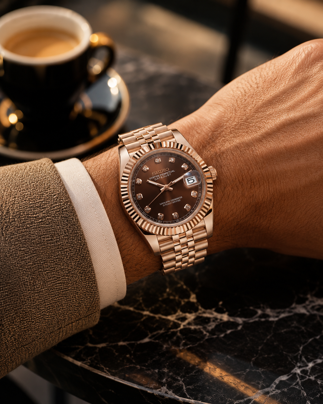 S-DayJust Diamond Rose Gold Crystal