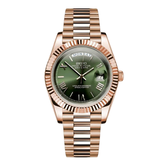 S-Day_Date Mint Green Rose Gold