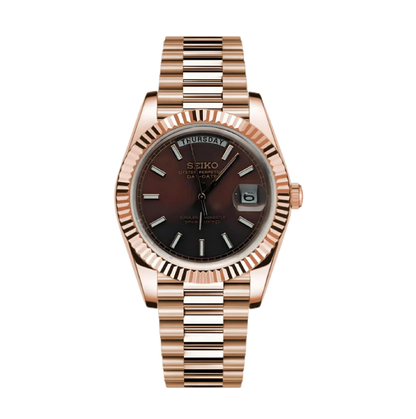 S-Day_Date Rose Gold Chocolate