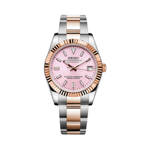 S- DateJust Two Tone Rose Gold
