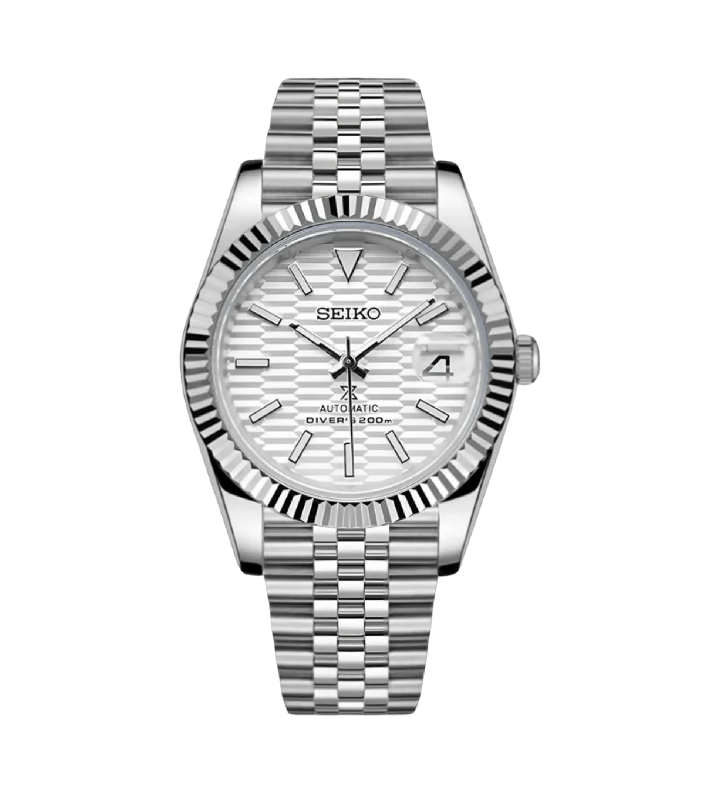 S-DateJust Textured White