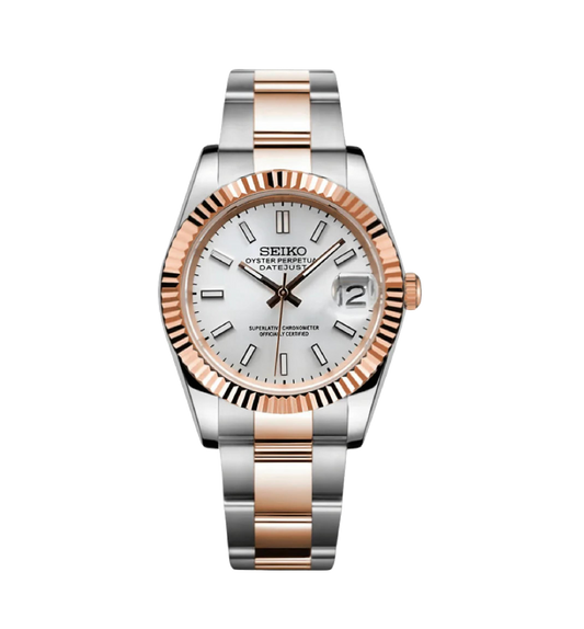 S-DayJust Two tone Rose Gold/White