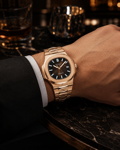 S-Nautilus Rose Gold Chocolate