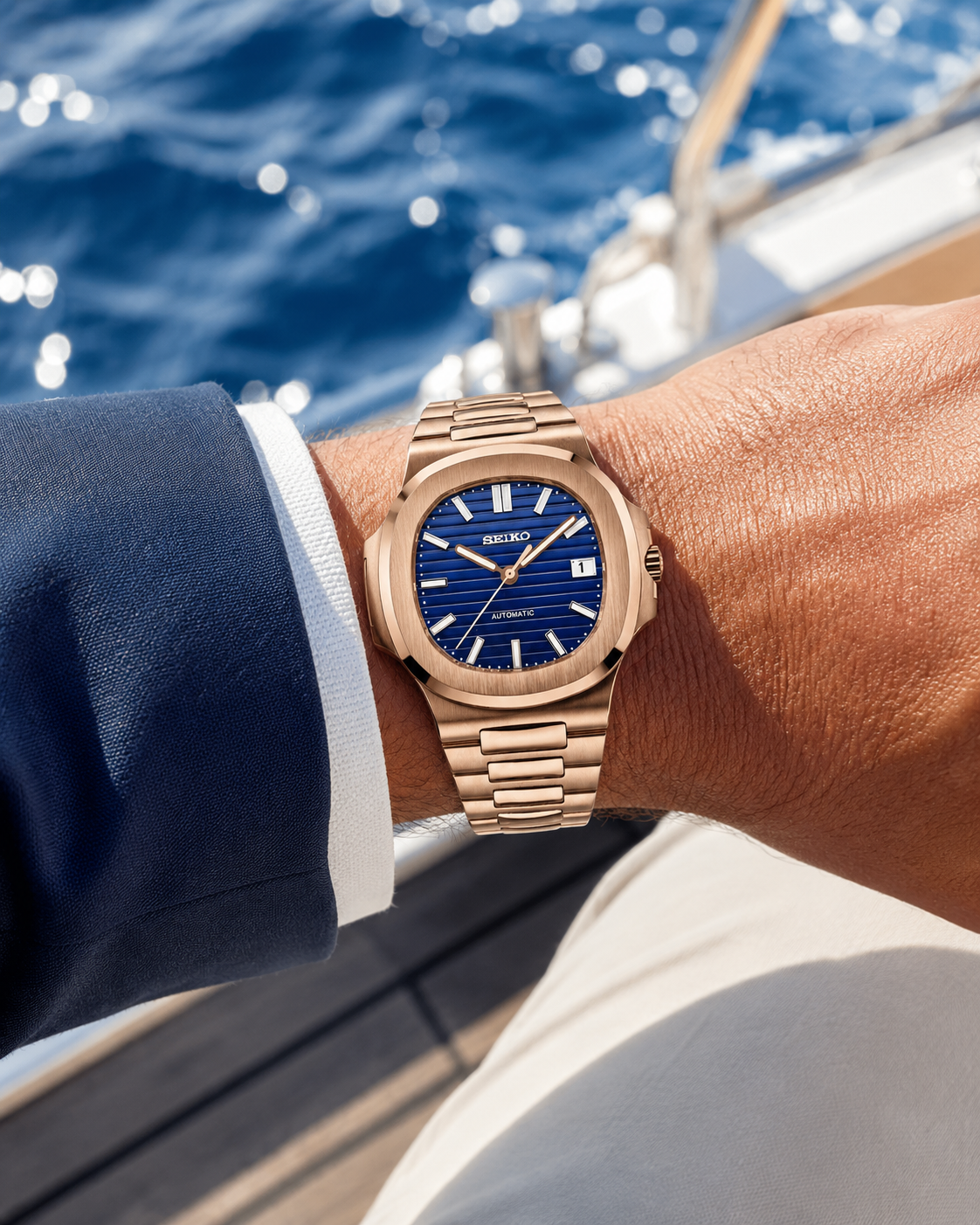 S-Nautilus Rose Gold Ocean