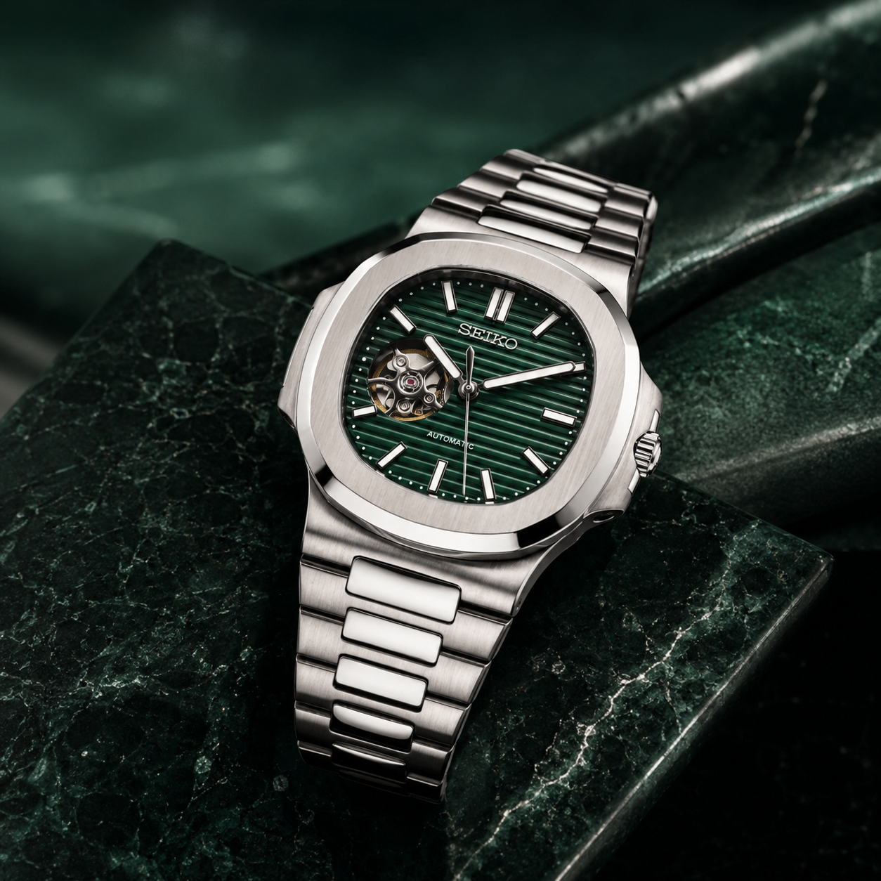 S-Nautilus (Open Heart) Green
