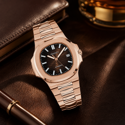 S-Nautilus Rose Gold Chocolate
