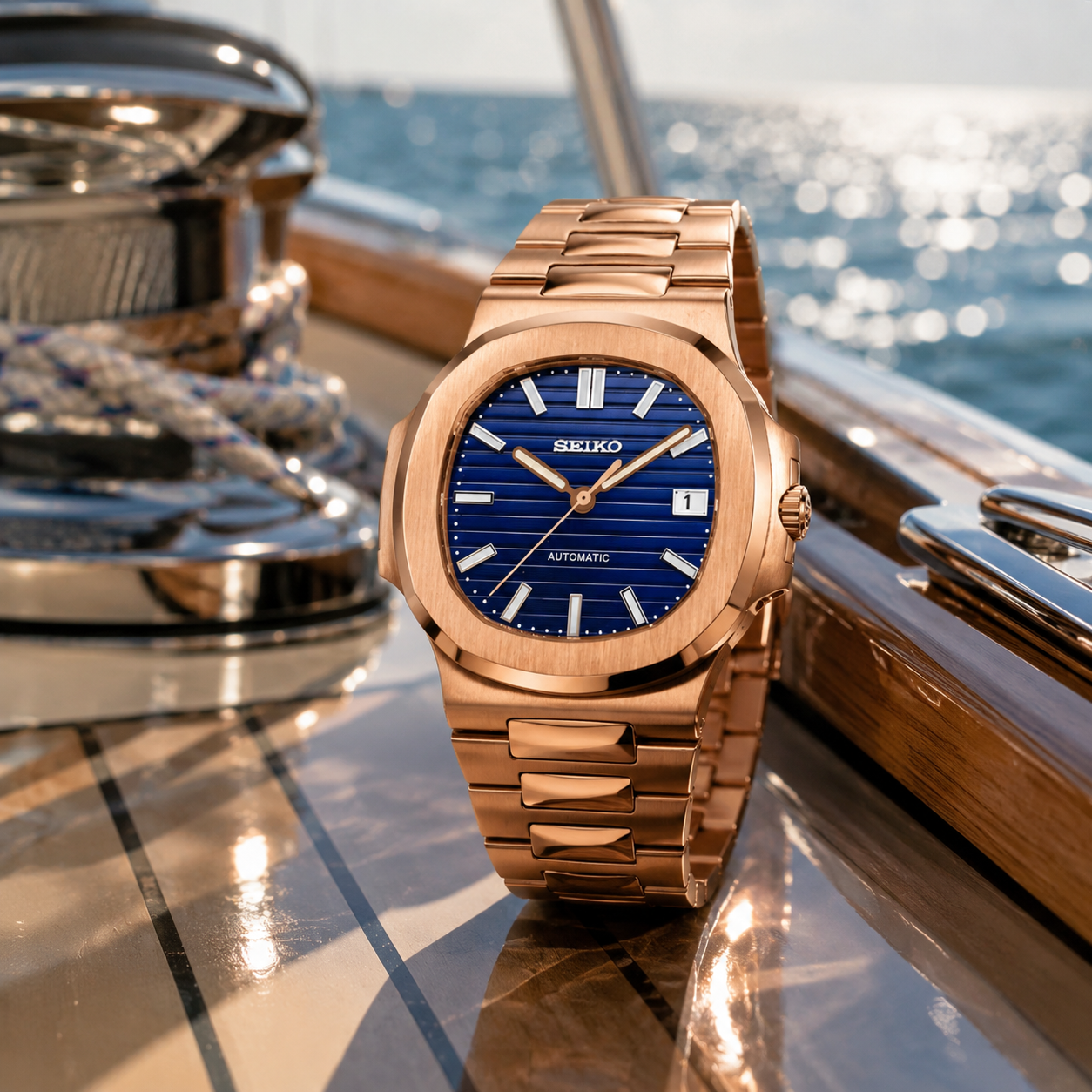 S-Nautilus Rose Gold Ocean