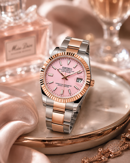 S- DateJust Two Tone Rose Gold