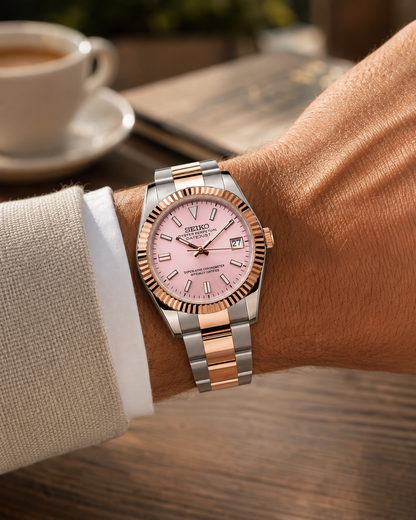 S- DateJust Two Tone Rose Gold