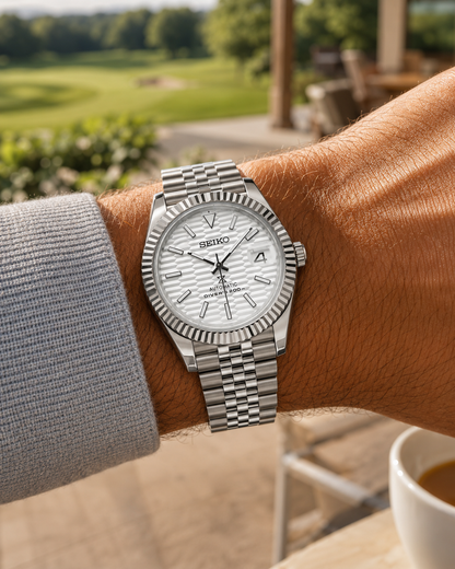 S-DateJust Textured White