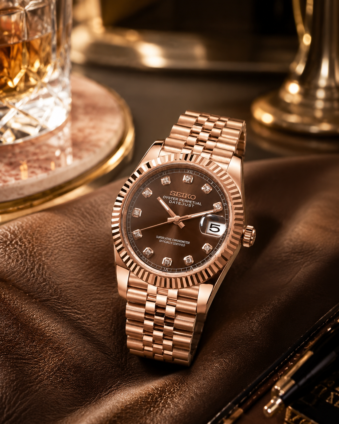 S-DayJust Diamond Rose Gold Crystal