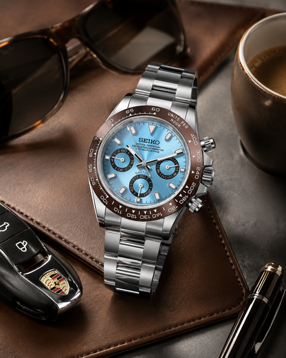 S-Daytona Ice Blue/Brown